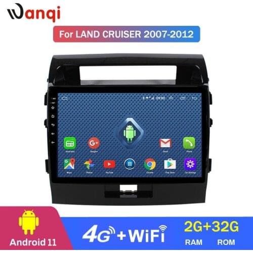 2+32G 4G Lte All Netcom Android 8.0 CAR DVD GPS Player 9 INCH For Toyota Land Cruiser 200 LC200 2007-2012 Radio Navigation