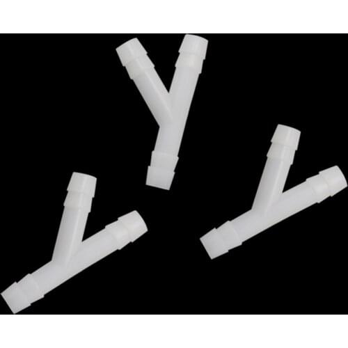 200 Pcs Poultry feeding Chicken drinkers Y connectors Rabbit Chicken Drinkers Connectors Plastic Adapter chicken nipple drinker