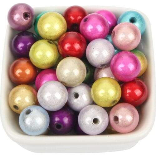 4-30mm Mixed Round Dream Acrylic Beads Charm Loose Spacer Beads For Jewelry Making DIY Needlework Bracelet Accessories