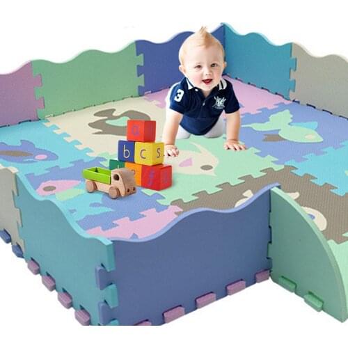 Baby Puzzle Play Mat For Kids EVA Foam Jigsaw Floor Cushion Thick Crawling Carpet Children Educational Toys Activity Game Pad