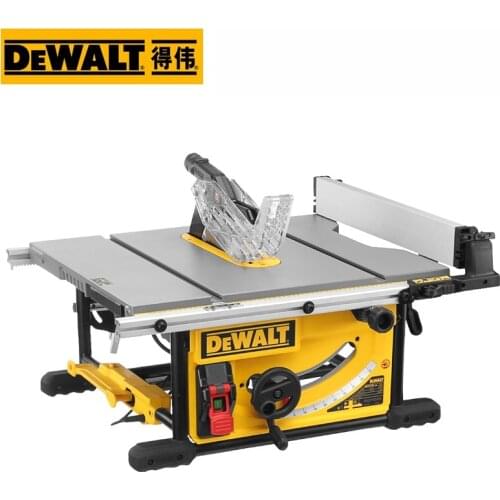 DEWALT Dust-Free Wood Cutting Machine Small Mechanical Desktop Portable Woodworking Sliding Table Saw DWE7492