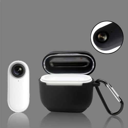 For Insta 360 Go Soft Silicone Camera Protective Case Charging Case with Buckle for Insta 360 Go Action Camera Accessories