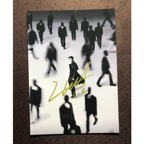 Hand signed SuperM Lucas autographed photo NCT U 5*7 092019N2