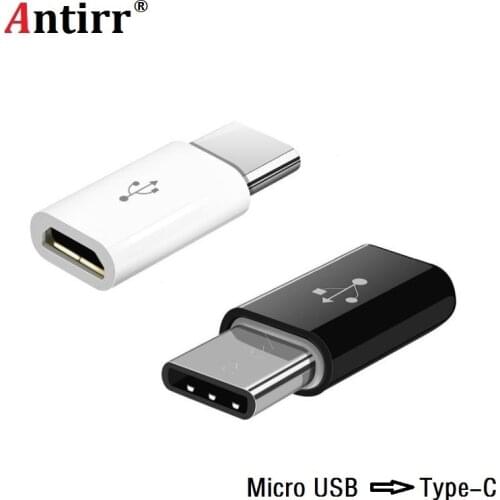 Antirr Micro USB to USB C 3.1 Cable Adapter Type C Converter for Xiaomi 4C Lg G5 Nexus 5x 6p Oneplus2 Macbook Connector Adapter