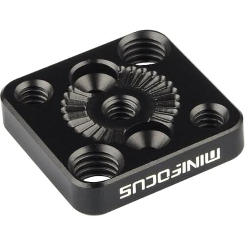 Camera External Mounting Plate Quick Release Plate with Fittings Monitor Holder M4 to 3/8 for DJI Ronin S SC ARRI Gear Threaded