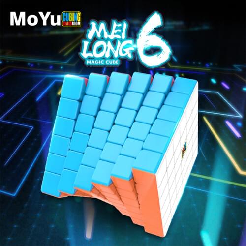 MoYu Meilong 6 6x6 Magic Cube CubingClassroom MF6 6x6x6 Speed Cube Puzzle 6x6 Stickers Toys for kids Children Beginner