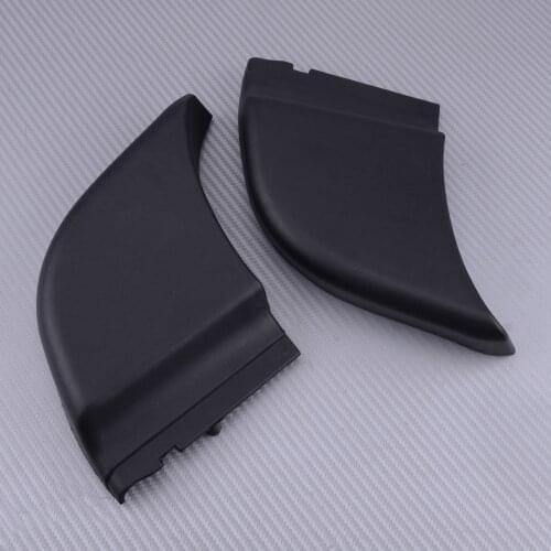 52163-0K010 52164-0K010 1 Pair Black ABS Car Rear Bumper End Plate Corner Cap Trim Fit For Toyota Hilux Vigo 2004 2015
