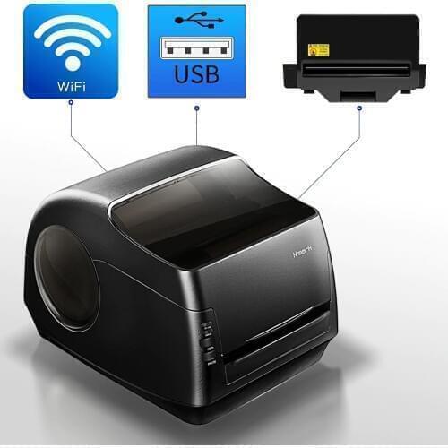 Nmark D420 Black And White Bluetooth android thermal transfer Label Sticker Printer With same parameter with Zebra