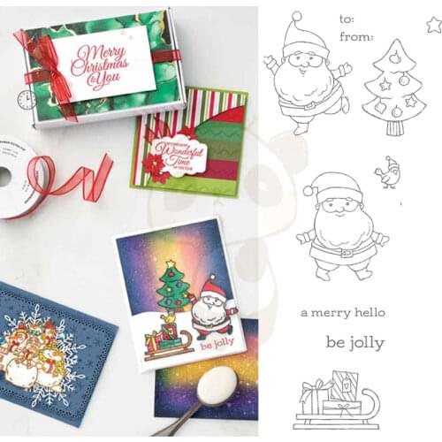 Be Jolly Stamps And Dies New Arrival 2021 Scrapbook Diary Decoration Stencil Embossing Template Diy Greeting Card Handmade