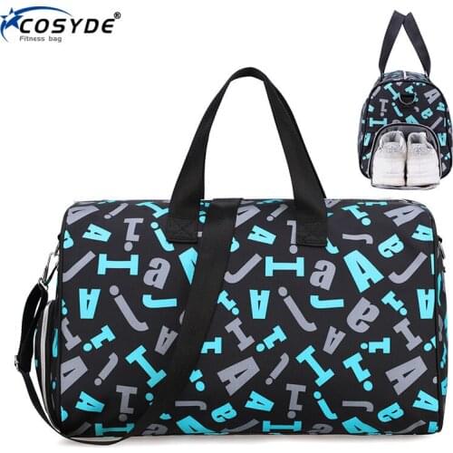 Gym Bag Sports Travel Duffel Bag For Women Waterproof GymYoga Bag Men Sack De Sport Outdoor Training Bag With Shoe Compartment