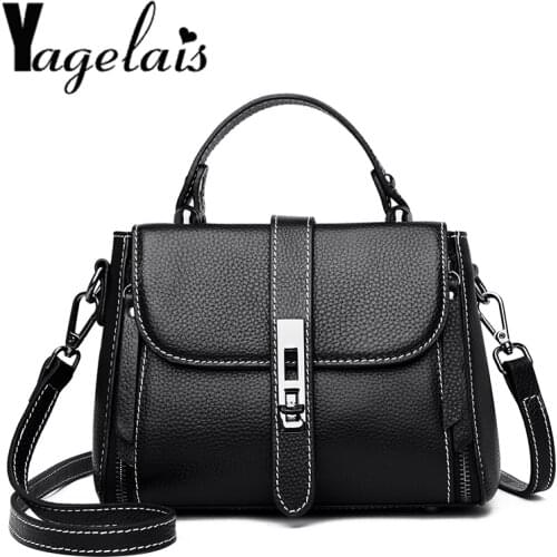 Women Elegant and Fashionable Genuine Leather Crossbody Bag Female Classic High Quality Shoulder Totes Ladies Luxury Handbags