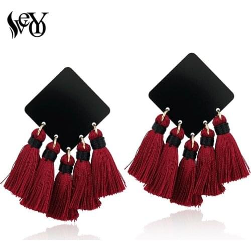 VEYO Vintage Tassel Drop Earrings for Women Long Dangle Earrings Hot Sale Pendientes Brincos Fashion Jewelry