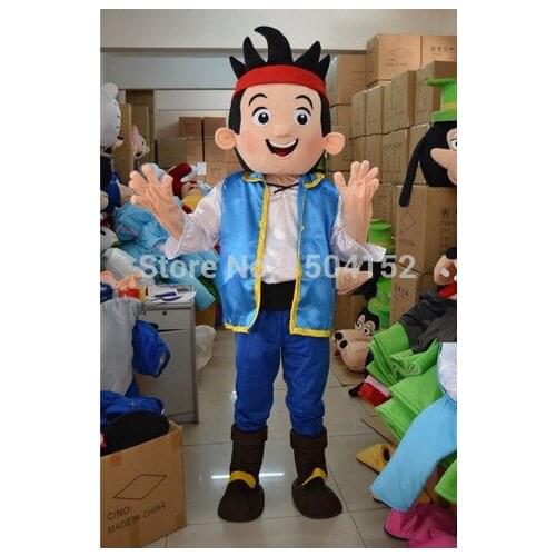 High quality New Jake mascot Neverland narrowly Pirate fancy adult size cartoon mascot costume free shipping
