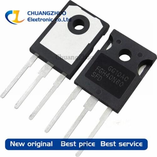 10PCS FGH40N60SFD FGH40N60 40N60 TO247 IGBT tube for welding New Original