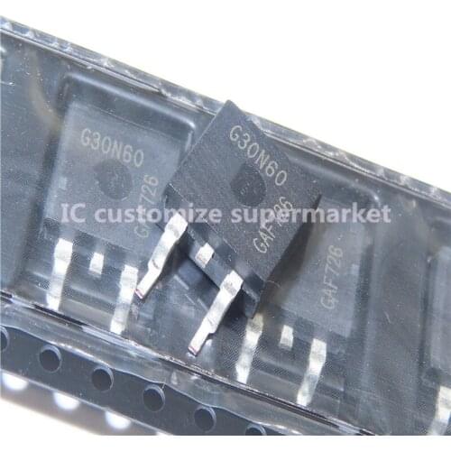 10PCS/LOT G30N60 SGB30N60 TO-263 600V 30A SMD Triode
