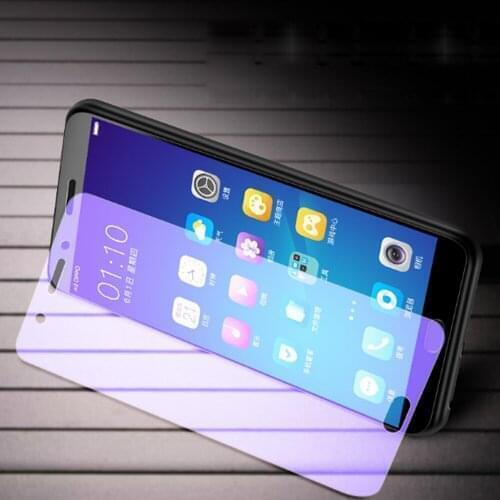 100pcs Blue Light Tempered glass for OPPO R17 3D 9H Screen protector for OPPO R15 Plus protective film