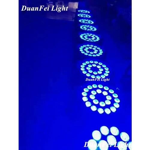 12PCS High Bright Dmx512 Lumiere Lyre Indoor Wash Wall 24x10w 4in1 Rgbw Par Led IP20