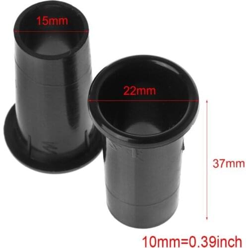 2 Pcs Speaker Port Tube Bass Reflex Vent Ventilation Connector 2-3" 18x37mm Subwoofer Woofer Box
