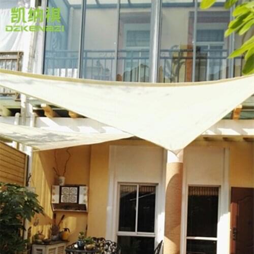 3.6 x 3.6 x 5.1 M/pcs 95% UV HDPE Net Patio Sun Shade Sails as for shades awning