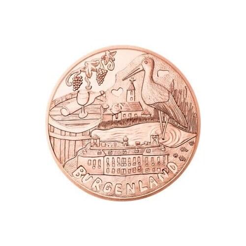 Austria 2015 Regional Series Burgenland 10 Euro Commemorative Coin Genuine Euro Collection Real Original Coins