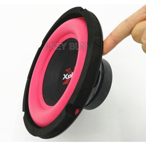 I KEY BUY 1pc 8 inch Car Suboofers 100mm Big Magnet Rubber Edge PP Cone Louder Car Speaker Super Power 400W 4Ohm