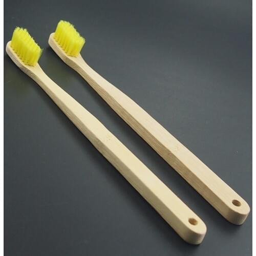 DR.PERFECT 2 Pcs/lot Bamboo Toothbrush Natural Soft Toothbrush Bamboo Charcoal Brush Oral Care adult BPA Free Nylon Bristle