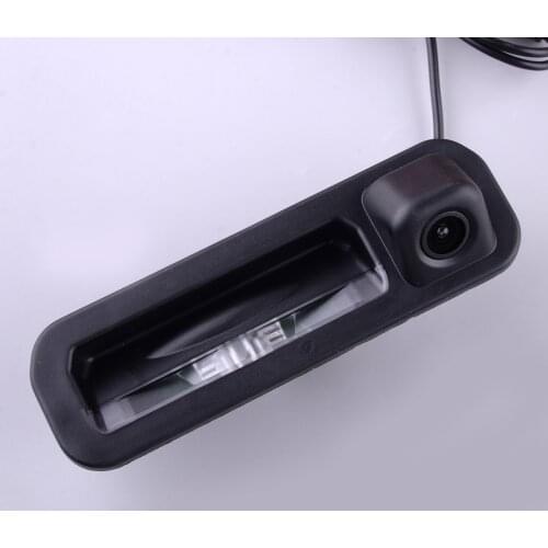 Black Car Rear View Backup Parking Reverse Camera Fit For Ford Focus Mk3 2012 2013 With Built-in Light