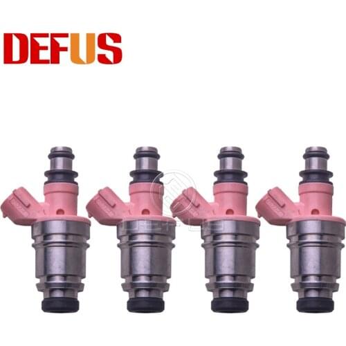 DEFUS 4 Pieces Engine Parts High Performan Gasoline Fuel Injector Nozzle OE JS2J-4 for WAGON R 1999 LHD 1.0 PETROL OEM JS2J-4