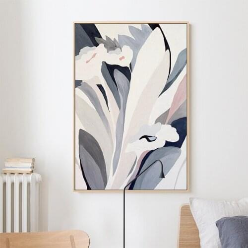 EECAMAIL Nordic Vertical Flower Abstract Decorative Painting DIY 5d diamond art painting No Frame Full diamond embroidery