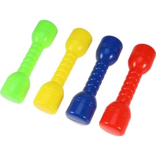 2PCS Outdoor Sports Dumbbells Plastic Home Gym Workout Exercise Training Children Dumbell Kids Indoor Keep Fitness Equipment