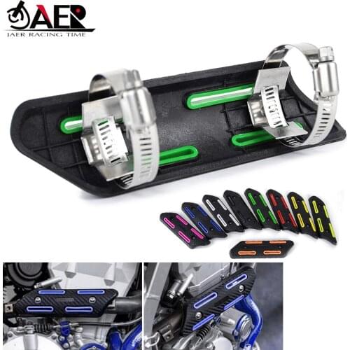 Motorcycle Exhaust Muffler Pipe Heat Shield Cover Guard Protector for Kawasaki KX250F KX450F for Honda CRF250 CRF450 CRFX250