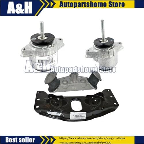 For Porsche Panamera Engine Motor Mount Automatic Transmission Mount Carrier Set 4