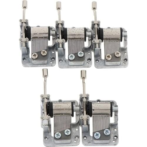 Mini Hand Cranking Music Movement DIY Movement Play Set Mechanical Music Box Hand Crank Music Box