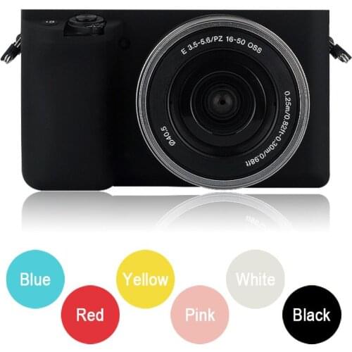 Soft Silicone Skin Case Bag Camera Cover for Sony A6000 With 16-50mm lens ONLY
