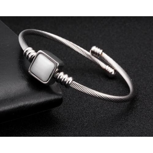 New Arrival Palace Men Women Charm Crystal Bracelets Luxury Silver Braided Open Fashion Cuff Bracelet Jewelry