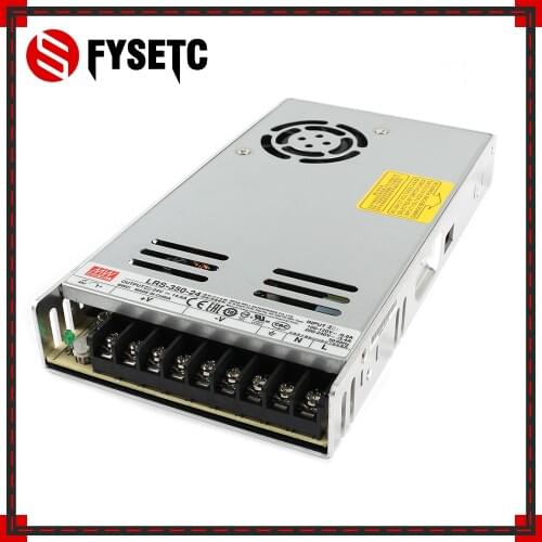 Top Quality Power Supply Mean Well LRS-350 Series Guaranteed Genuine 350W 24V PSU For ENDER-3 CR10 DIY Prusa 3D Printer Parts