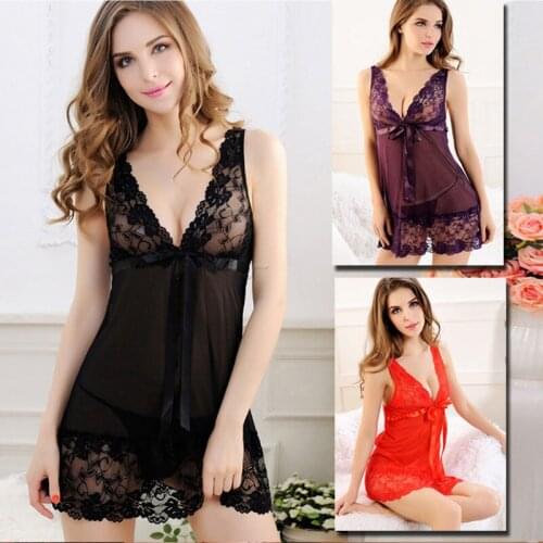 XXXL Hot Sale Sexy lingerie Sexy Nightwear Underwear Sexy strap Lingerie Women Hot Erotic Baby Dolls Dress Women Teddy Lenceria