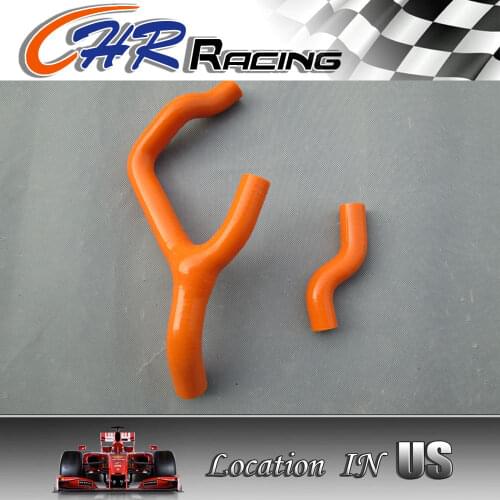CHR silicone radiator hose for 350 SXF/SX-F/XC-F/XCF 2011 2012 2013 orange 11 12