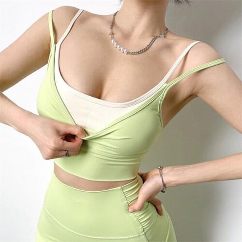 Workout Clothes for Women Non See Through Squat Proof Slim Spandex Fit Running Yoga Leggings and Bra Set