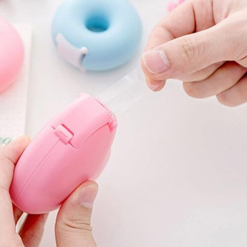1set Candy Color Masking Tape Cutter Design Of Love Heart Shape Washi Tape Cutter Office Tape Dispenser School Supply