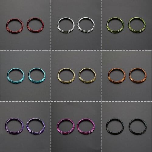 2pcs Colorful Game Controller Rings Circles Replacement Decorative Ring for PS5 Game Joystick