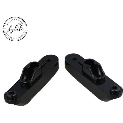 4x Single String Bass Bridge for 4 String Electric Bass Instrument Black