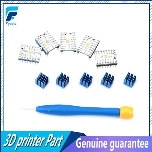 8pcs TMC2208 v1.2 Stepping Motor Mute Driver Stepstick Power Tube Built-in Driver Current 1.4A Peak Current 2A Replace TMC2100