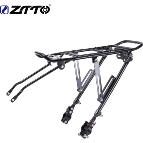 Bicycle Rear Cargo Rack Mountain bike Seat Carrier Bicycle Luggage Carrier Shelf Cycling Bag Holder for disc brake V brake