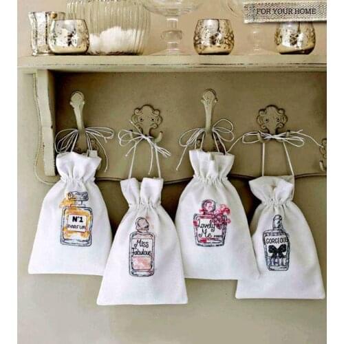 Bottles on the bag (four on a cloth) 25-35 Counted Cross Stitch Cross Stitch Kits Embroidery Needlework Sets