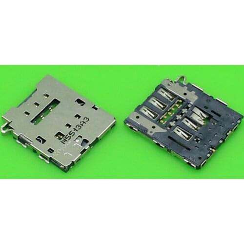 ChengHaoRan 1 Piece New SIM card reader holder socket for samsung S6 G920 tray slot connector module.1pcs/lot.KA-190