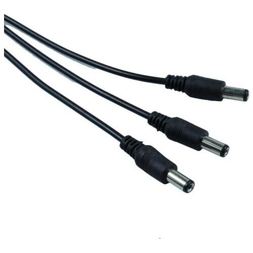 10pcs CCTV Splitter cable 5.5x2.1mm 1 Female to 3 Male DC Power Plug Cable Splitter Adapter Electrical Accessories