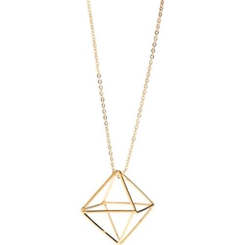 The new geometry long triangle necklace sell like hot cakes Simple exaggerated necklaces 558EE
