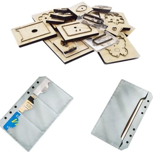 Scrapbook Die Cut Card 2021 Exquisite New Card Bag Leather Mold Knife Mold Wood Mold Cutting Diy
