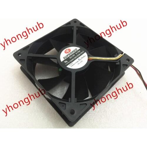 SUPEREED CHA12012CB-TA-F DC 12V 0.70A 120x120x38mm Server Cooling Fan